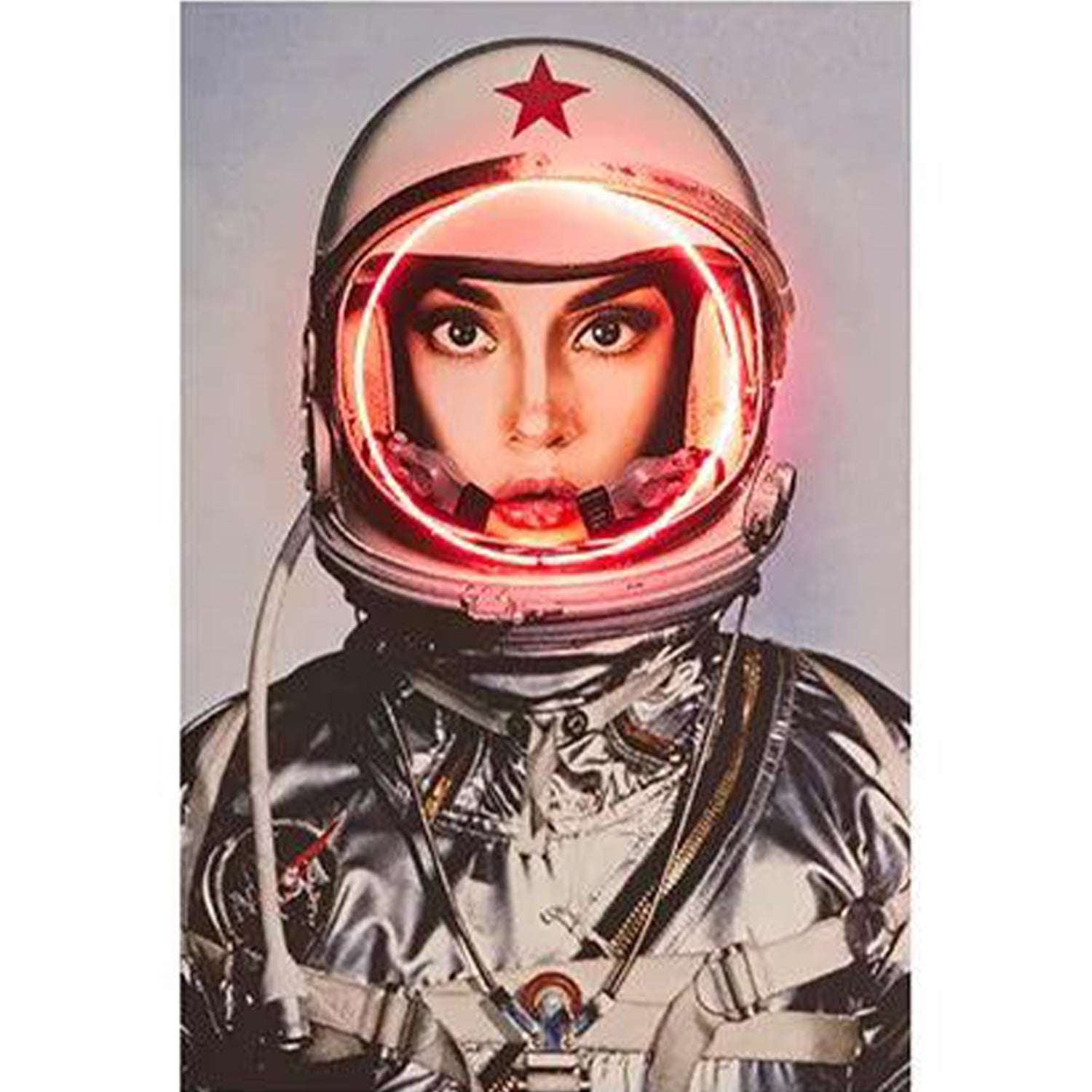 Silver Nasa Astronaut Helmet Led Neon Sign Sci-Fi Wall Decor | Shineneon