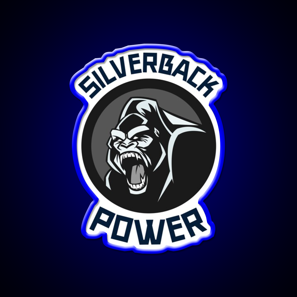 Silverback Gorilla Gym Fitness Led Neon Sign Rgb Color - LED neon sign view 5