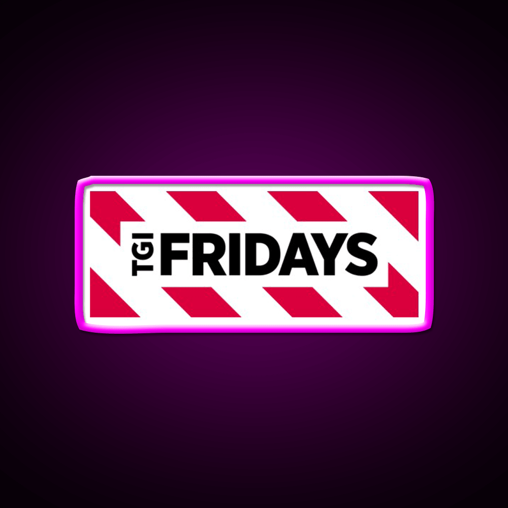 Simple Thanks God Tgi Friday Fast Food Led Neon Sign For Burger Place Rgb Color - Shineneon