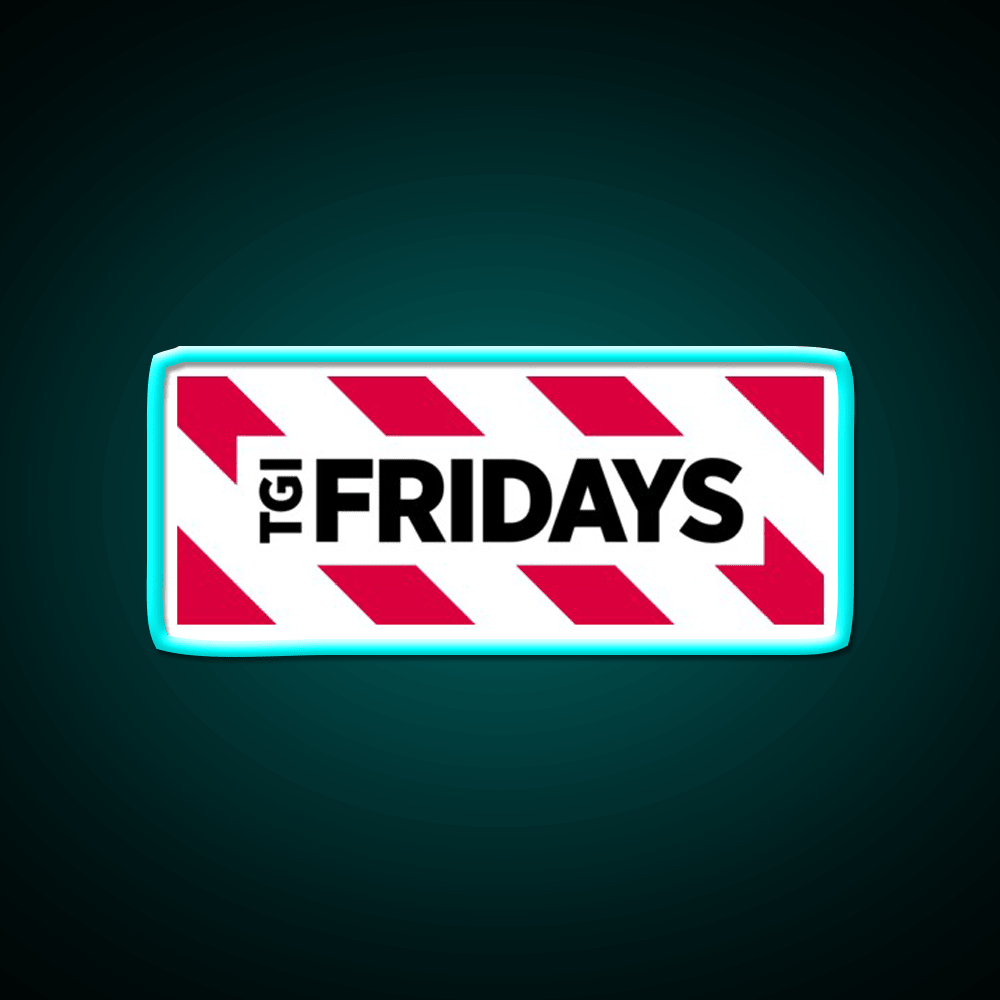 Simple Thanks God Tgi Friday Fast Food Led Neon Sign For Burger Place Rgb Color - Shineneon