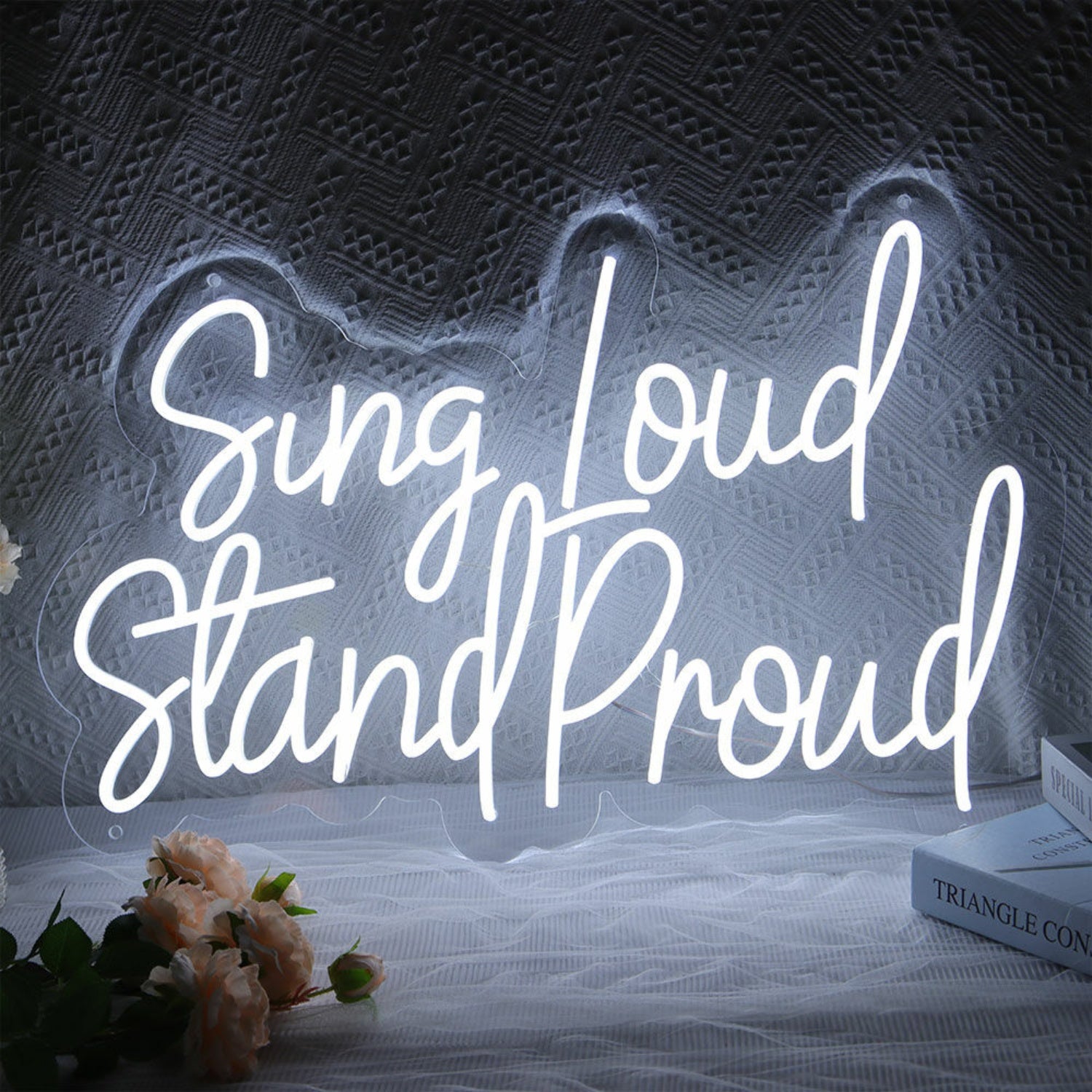 Sing Loud Stand Proud Led Neon Sign For Music Lovers And Positive Spaces | Shineneon