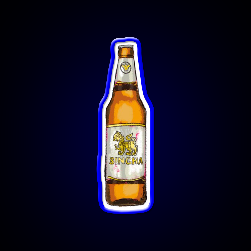 Singha Beer Thai Beer Thailand Beer Bar Decor Led Neon Sign Rgb Color - LED neon sign view 5