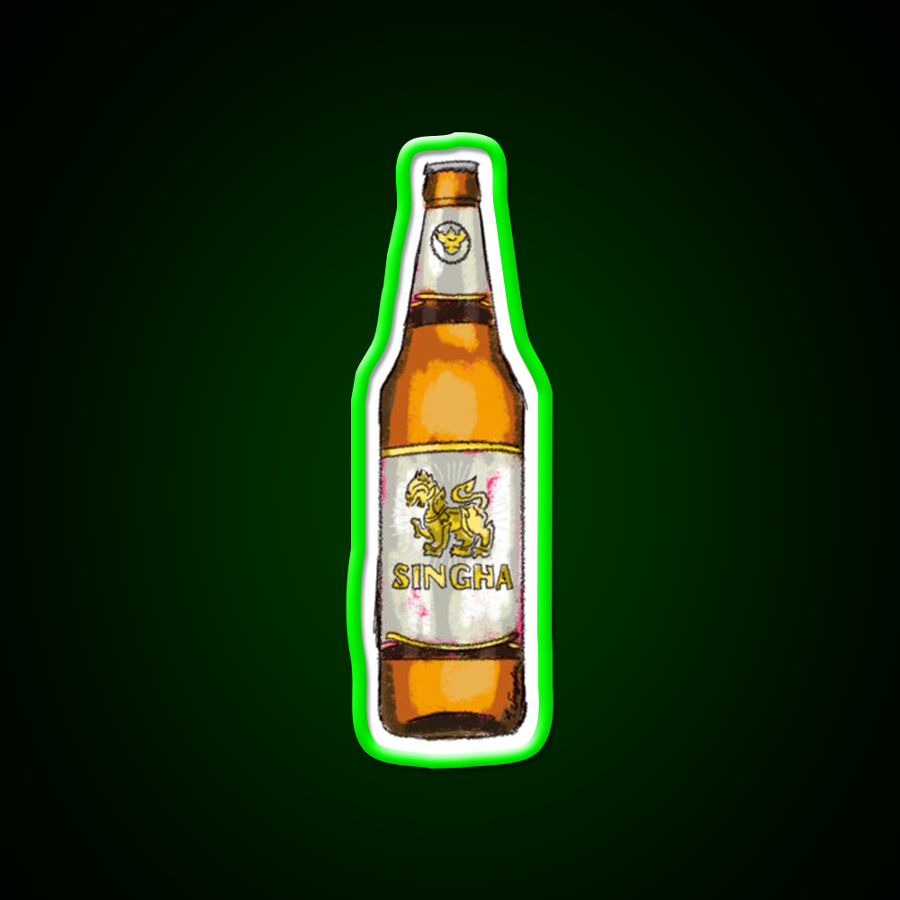 Singha Beer Thai Beer Thailand Beer Bar Decor Led Neon Sign Rgb Color - LED neon sign view 8