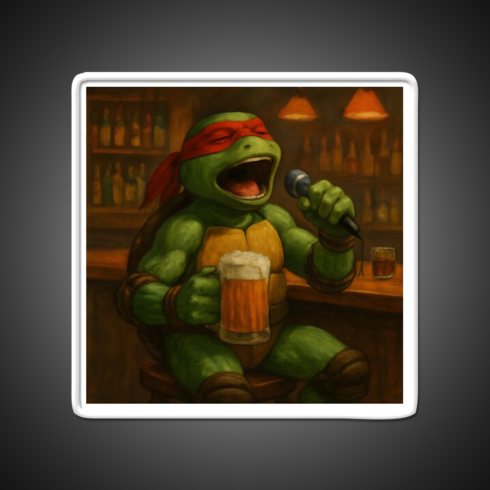 Singing Turtle Ninja At The Bar Man Cave Bar Led Neon Sign - LED neon sign view 11