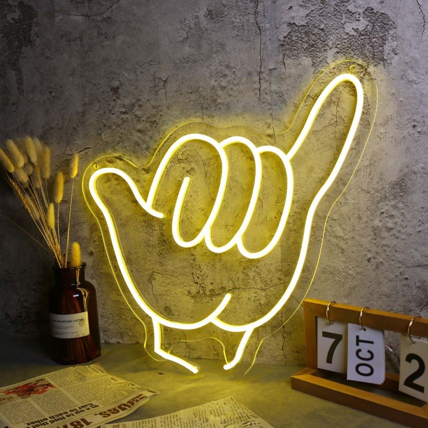Six Gesture Led Neon Sign - Shineneon