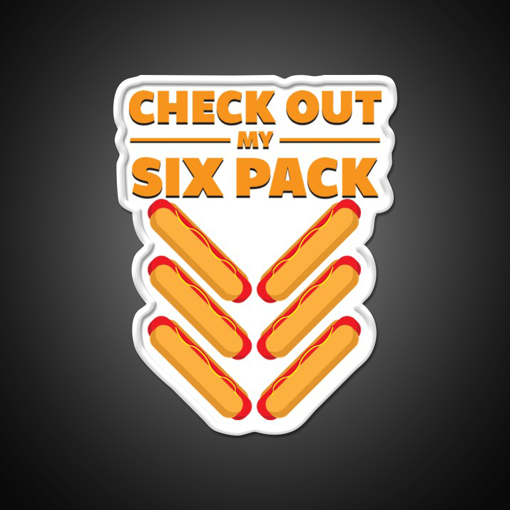 Six Pack Snack Food Led Neon Sign Rgb Color - Shineneon