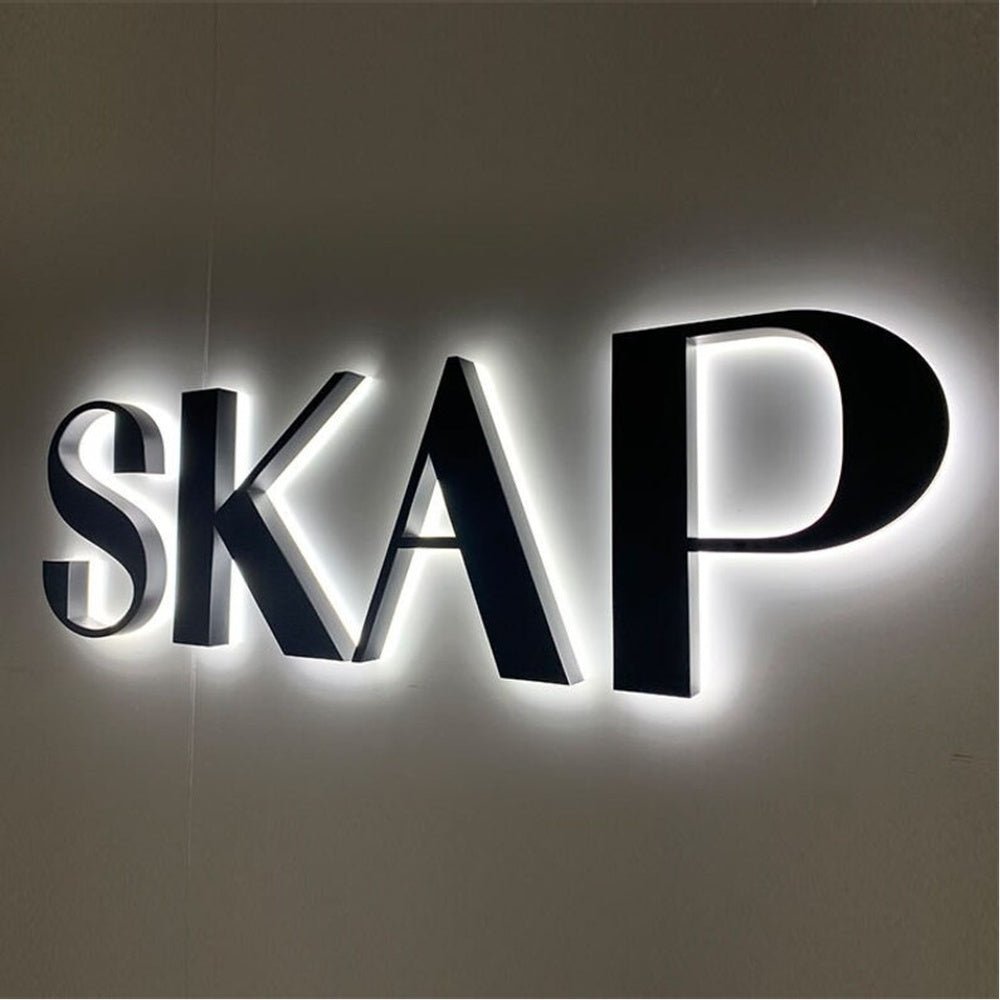 Skap 3D Backlit Channel Letters Led Light Sign - Shineneon