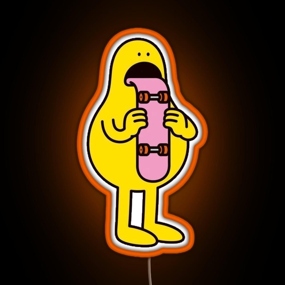 Skateboar Tongue Rgb Neon Sign - Shineneon