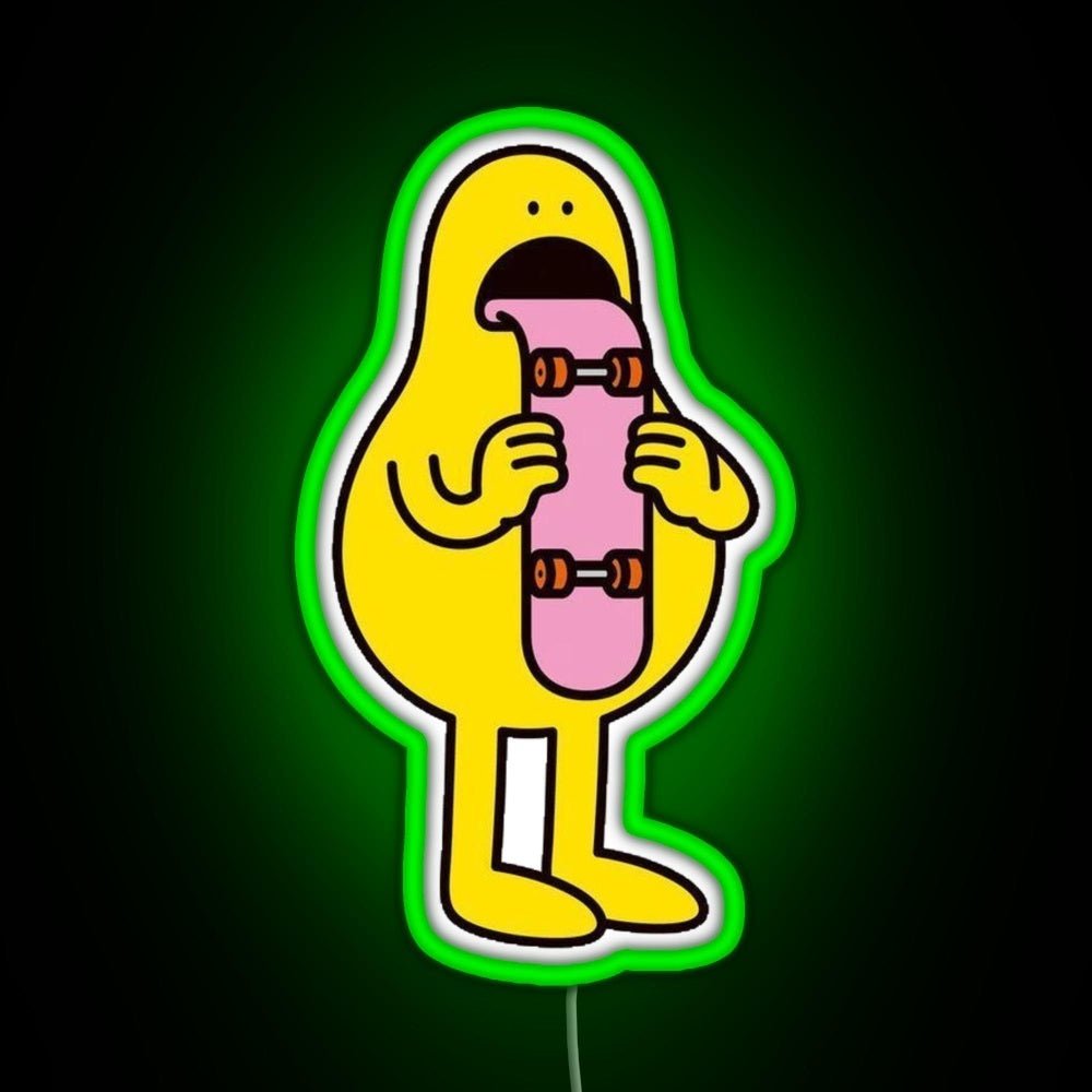 Skateboar Tongue Rgb Neon Sign - Shineneon