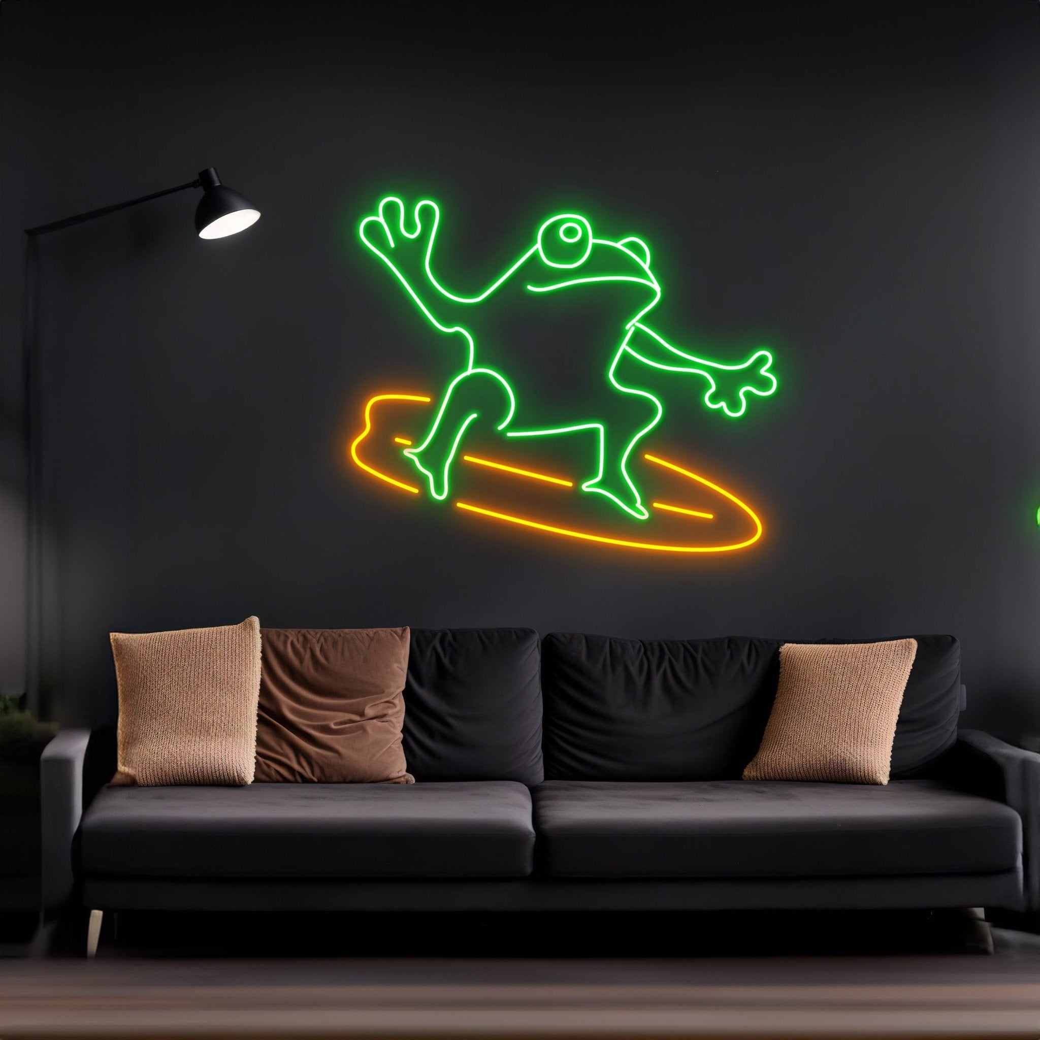 Skateboard Frog Neon Sign - Shineneon