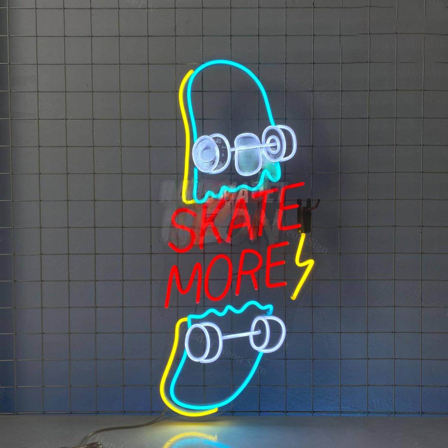 Skateboarding Lover Club Led Neon Sign | Shineneon