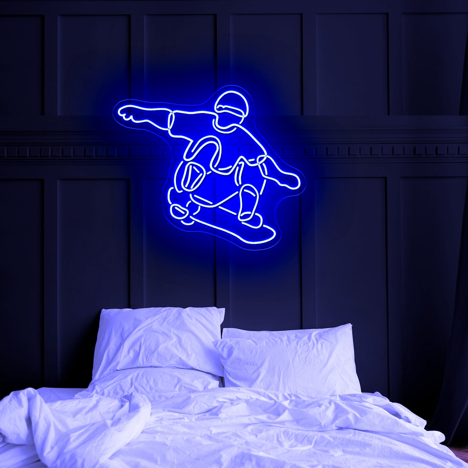 Skater Boy Artistic Neon Signs Wall Art Led Signs