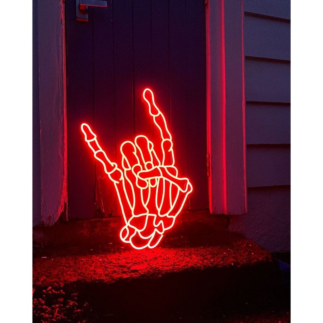 Skeletal Hand Led Sign Business Neon Sign - Shineneon