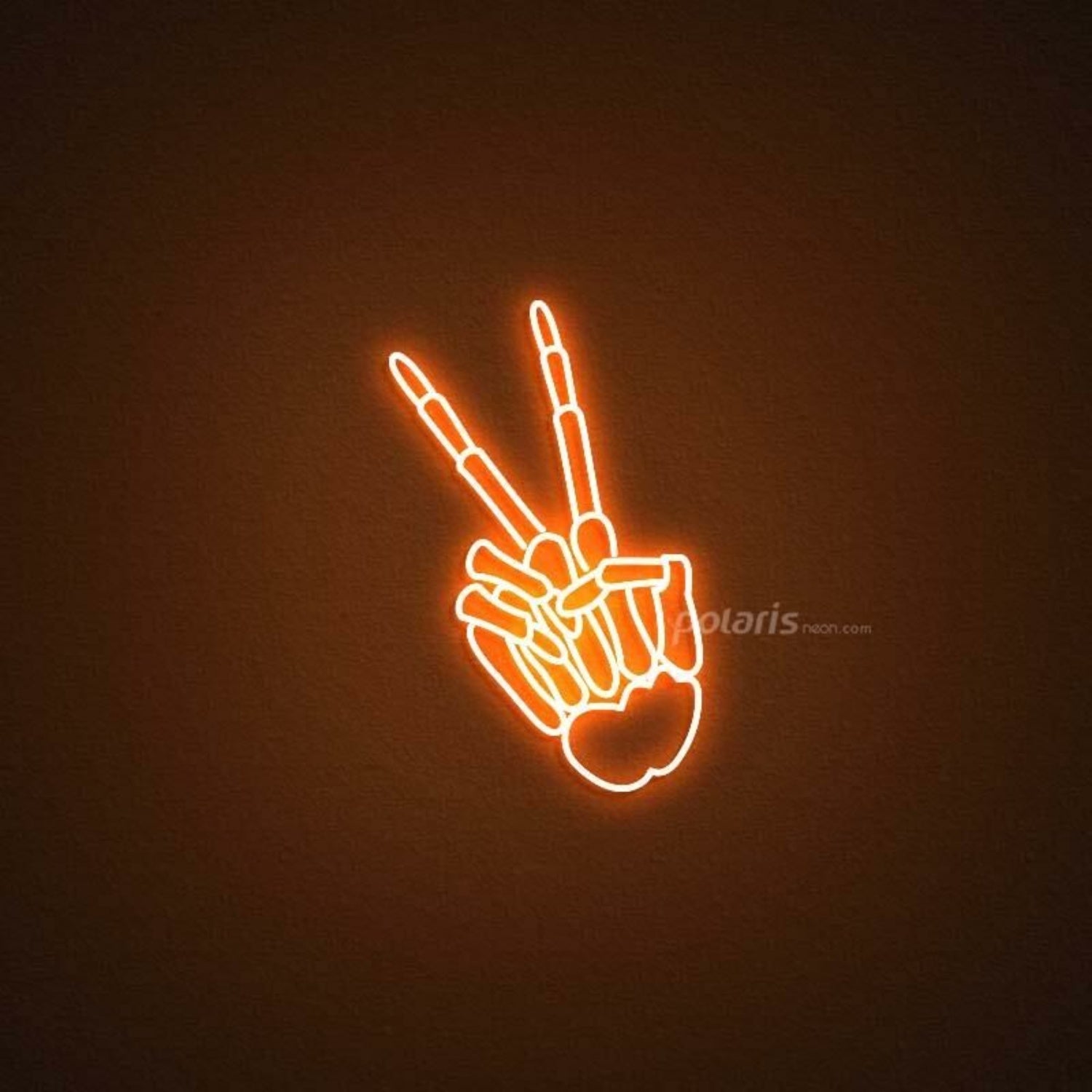 Skeleton Hand Neon Sign For Edgy And Unique Decor | Shineneon