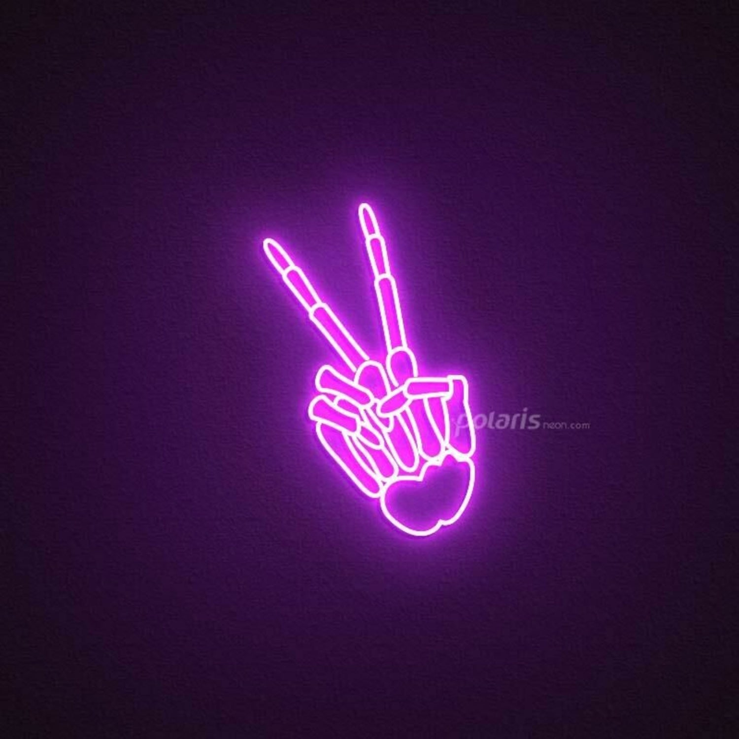 Skeleton Hand Neon Sign For Edgy And Unique Decor | Shineneon
