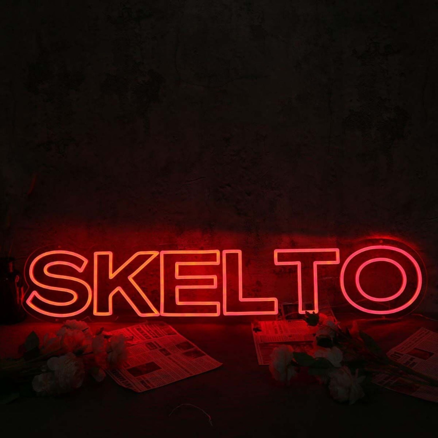 Skelto Red Noen Sign | Shineneon