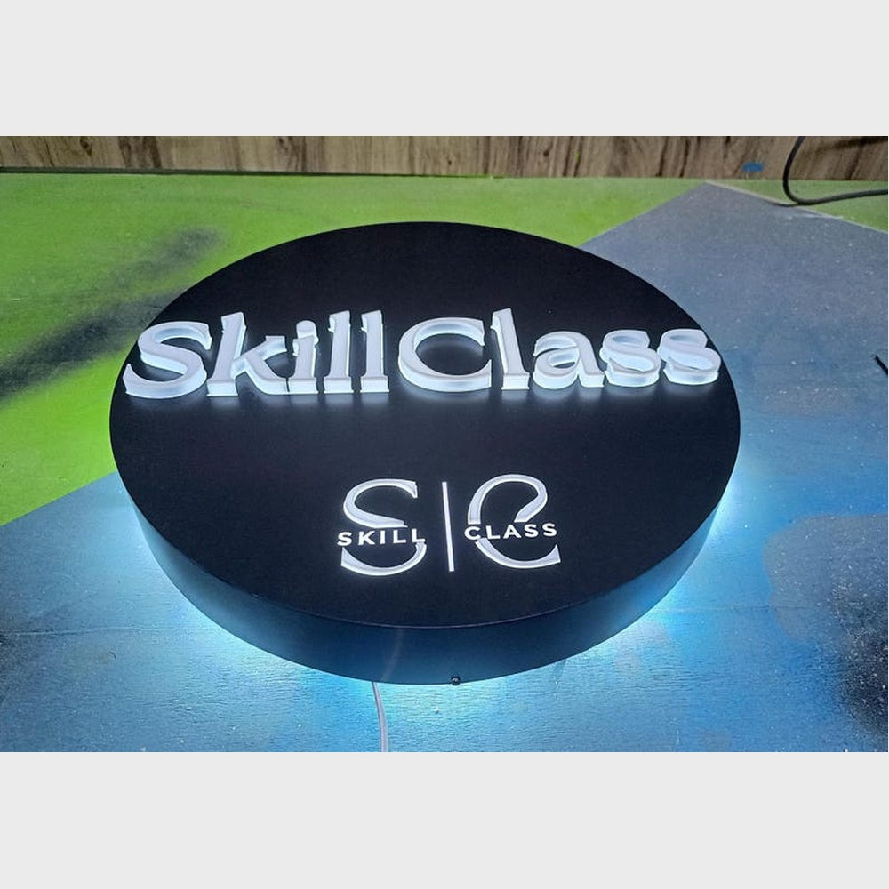 Skill Class Acrylic Business Logo Sign
