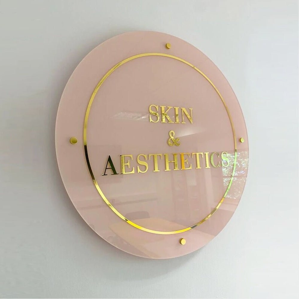 Skin Aesthetics Acrylic Business Logo Sign - Shineneon
