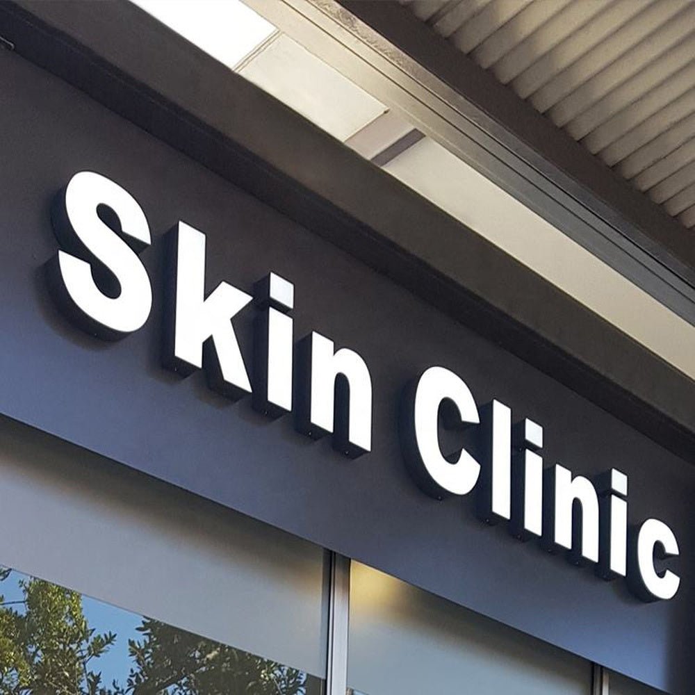 Skin Clinic 3D Frontlit Channel Letters Led Light Sign - Shineneon