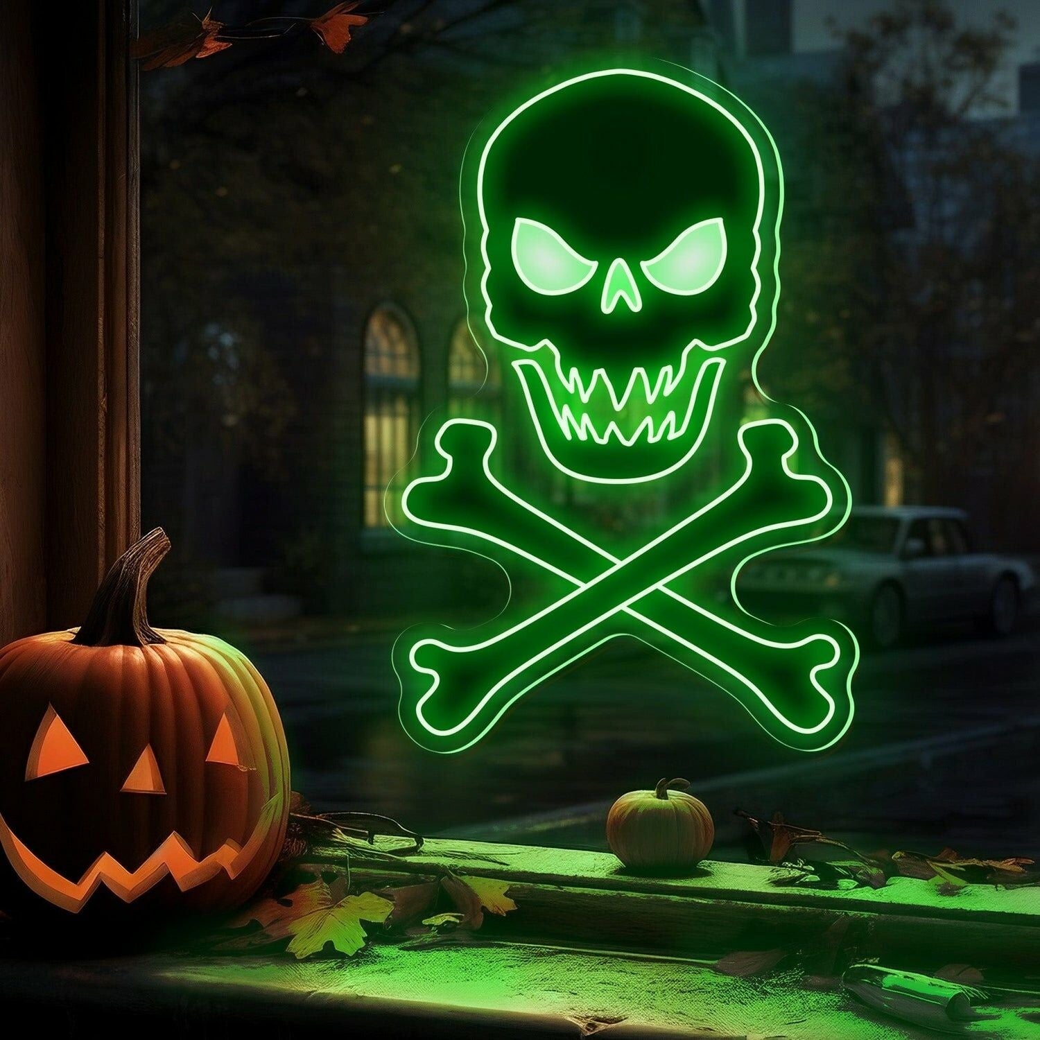 Skull Bones Neon Sign For Home | Shineneon