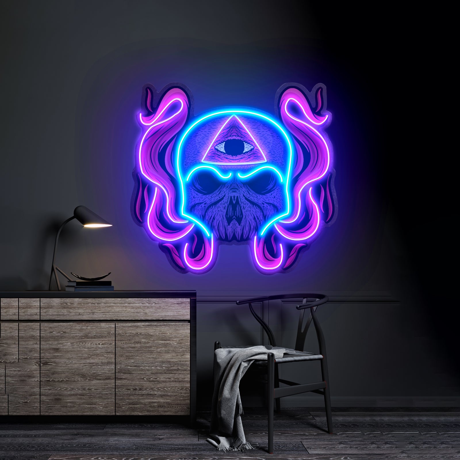 Skull Soul Led Neon Sign Light Custom Led Signs