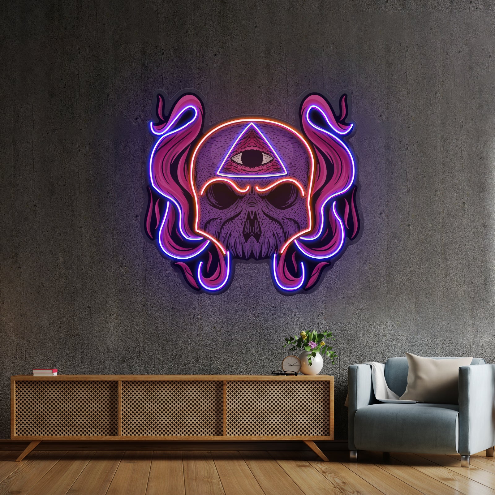 Skull Soul Led Neon Sign Light Custom Led Signs