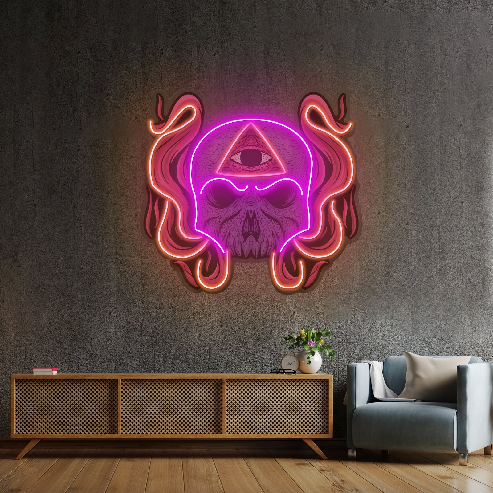 Skull Soul Led Neon Sign Light Custom Led Signs