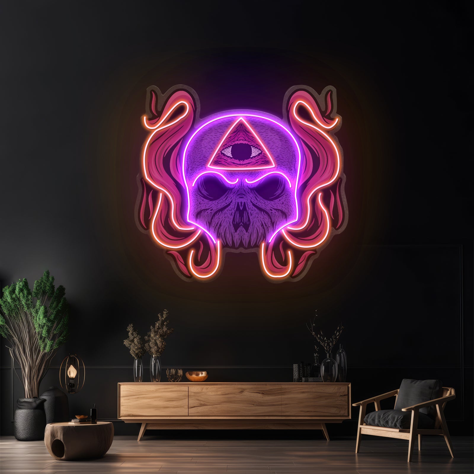 Skull Soul Led Neon Sign Light Custom Led Signs