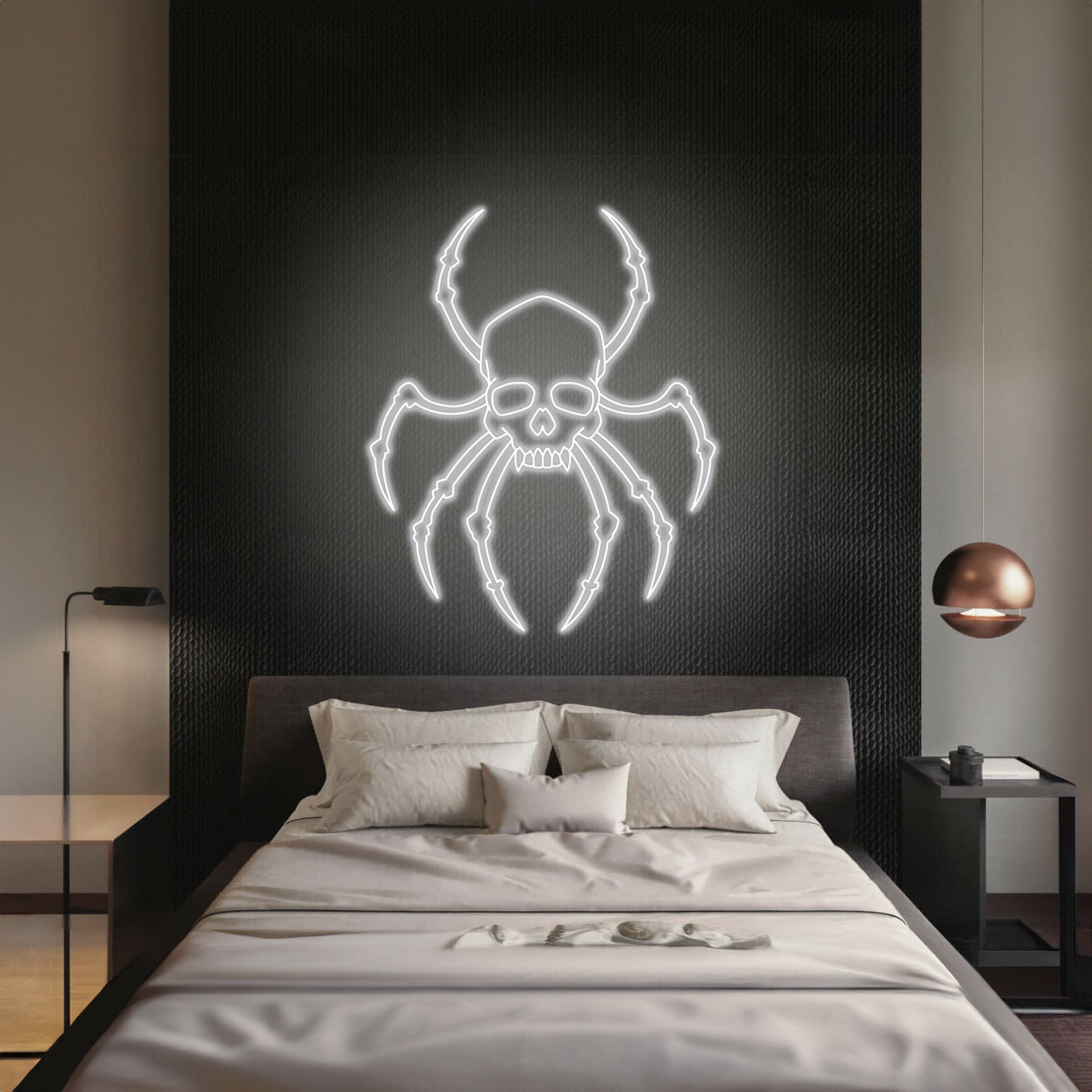 Skull Spider Led Sign | Shineneon