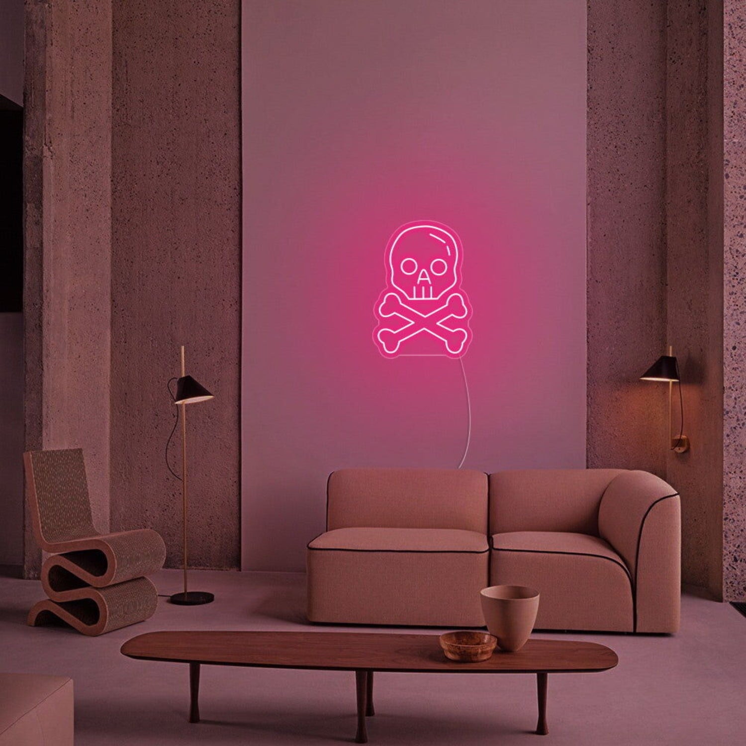 Skull X Bone Halloween Neon Sign | Shineneon
