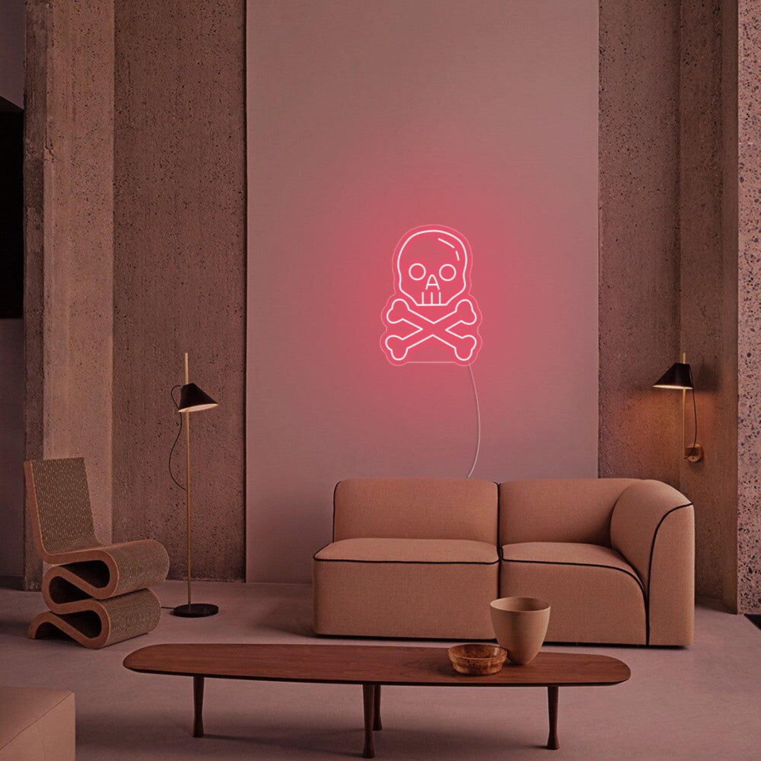 Skull X Bone Halloween Neon Sign | Shineneon