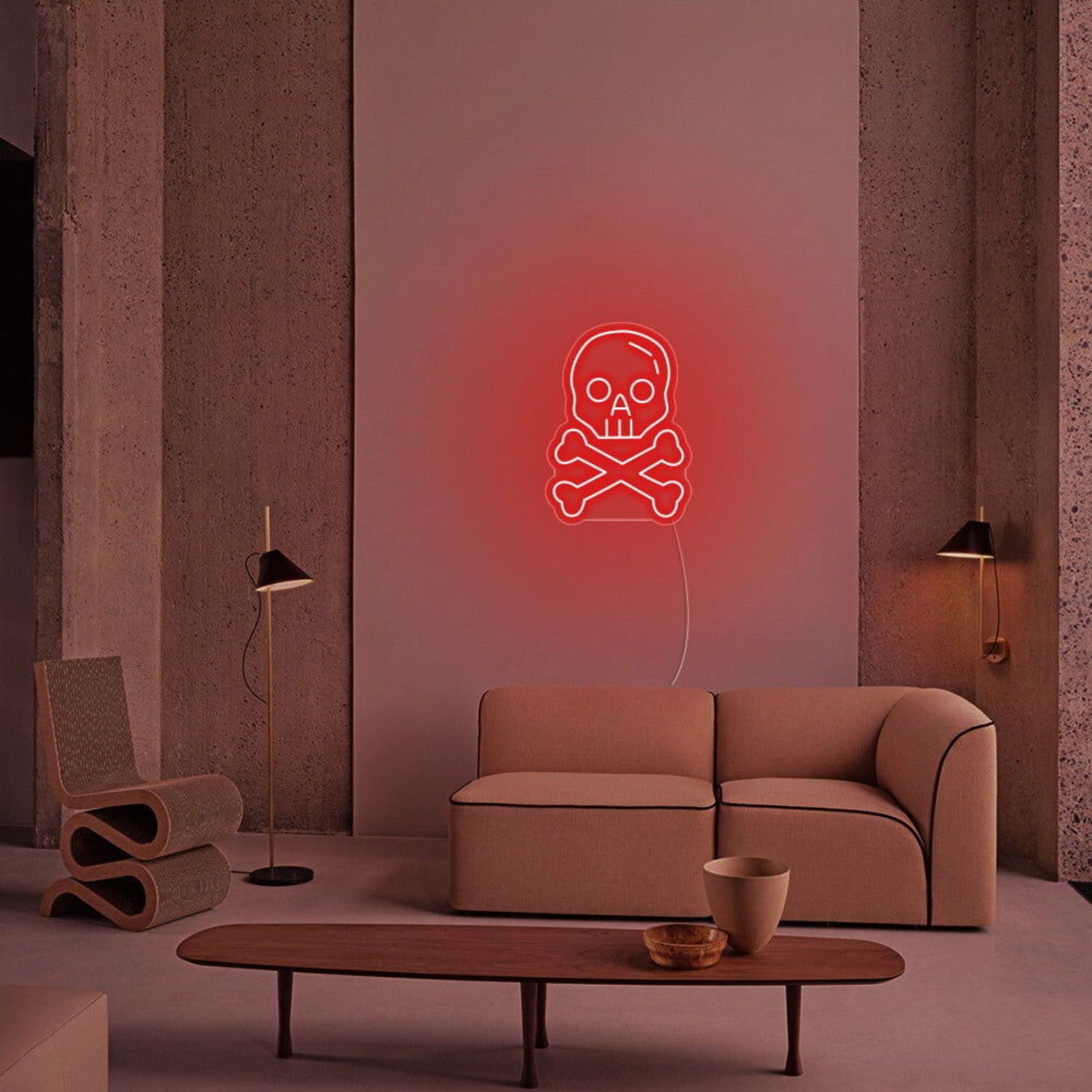 Skull X Bone Halloween Neon Sign | Shineneon