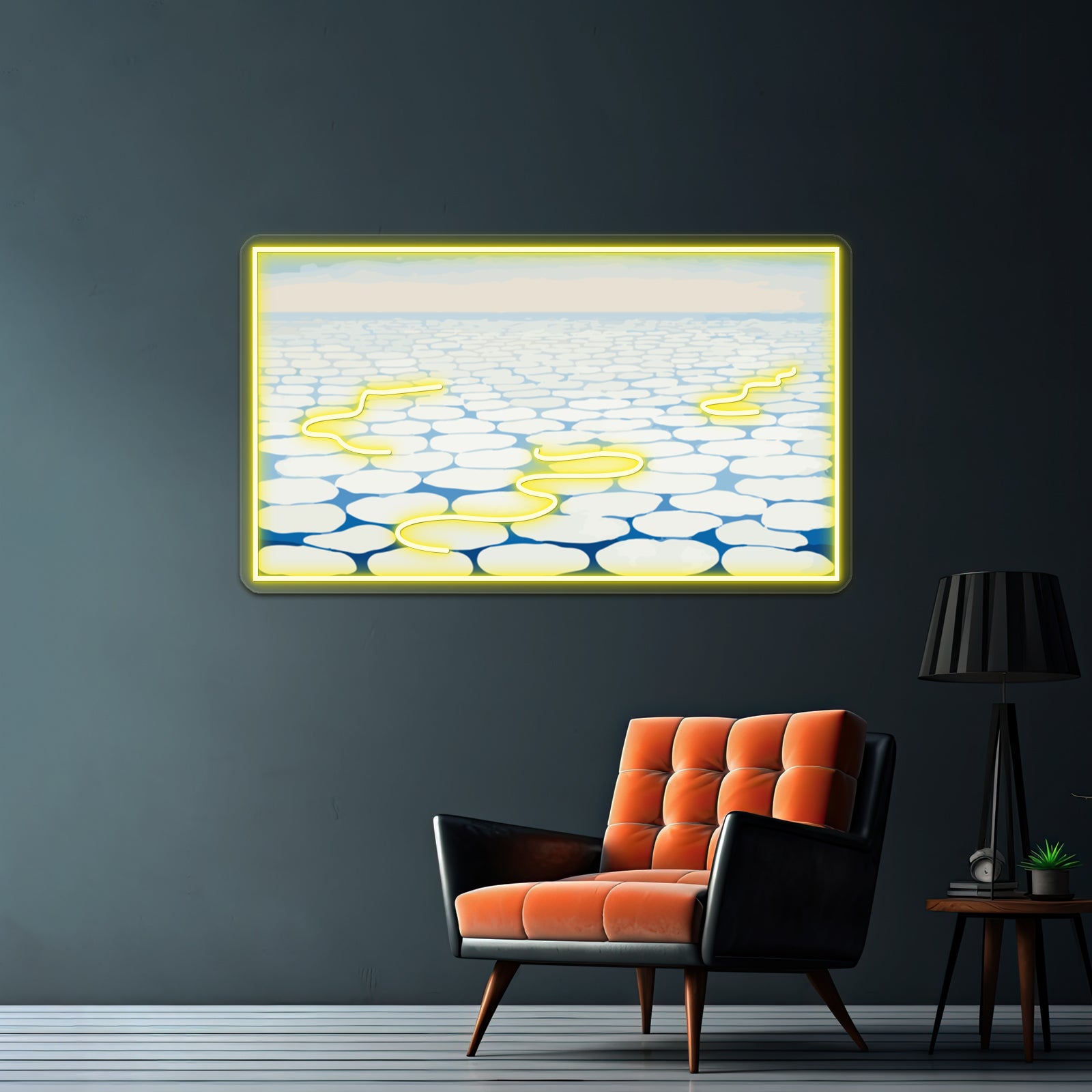 Sky Above Clouds Iv Georgia Okeeffe Wall Artwork Neon Signs | Shineneon