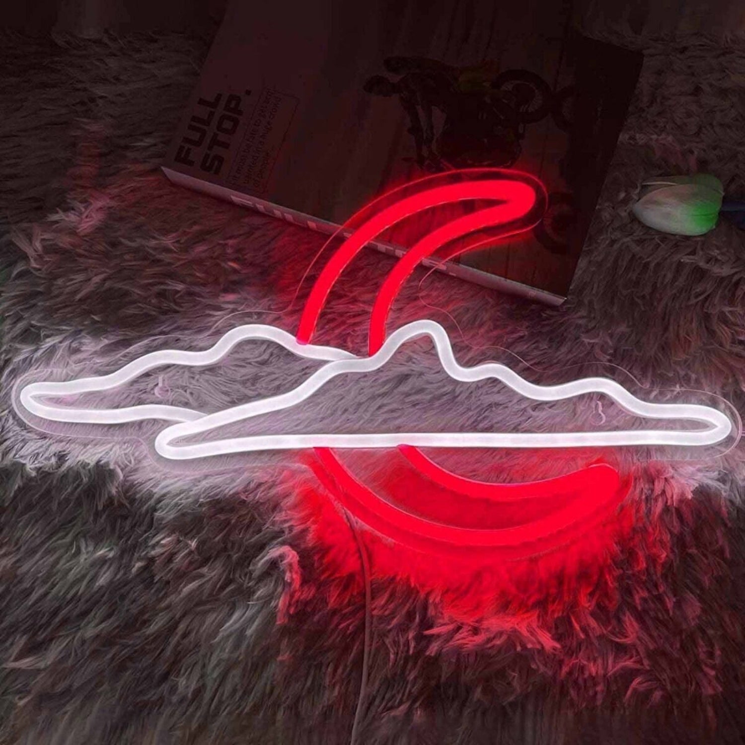 Sky Clouds Crescent Moon Decorating Led Neon Signs - Shineneon