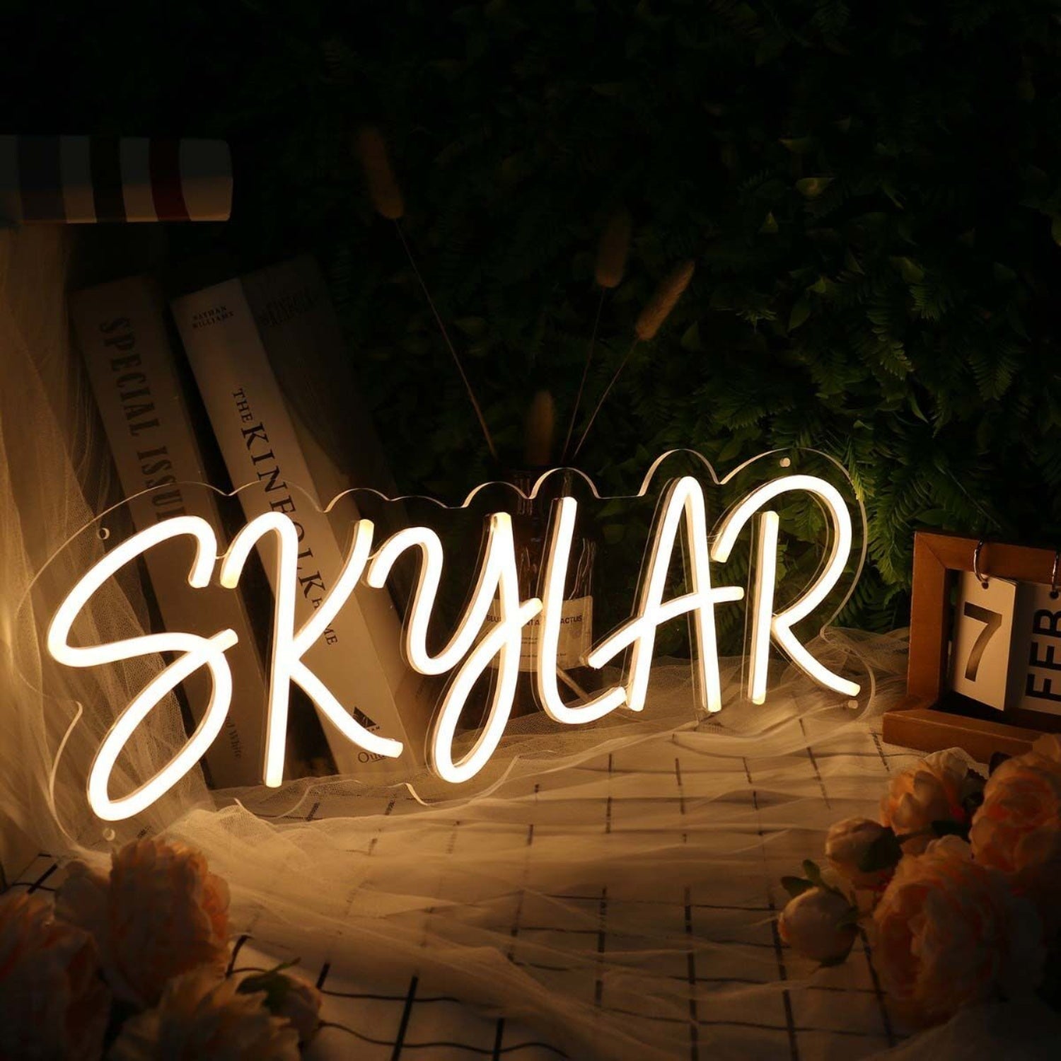 Skylar Yellow Name Led Neon Sign - Shineneon