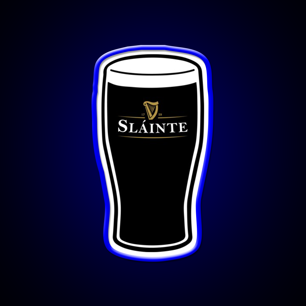 Slainte Irish Drink Beer Bar Decor Led Neon Sign Rgb Color - LED neon sign view 5