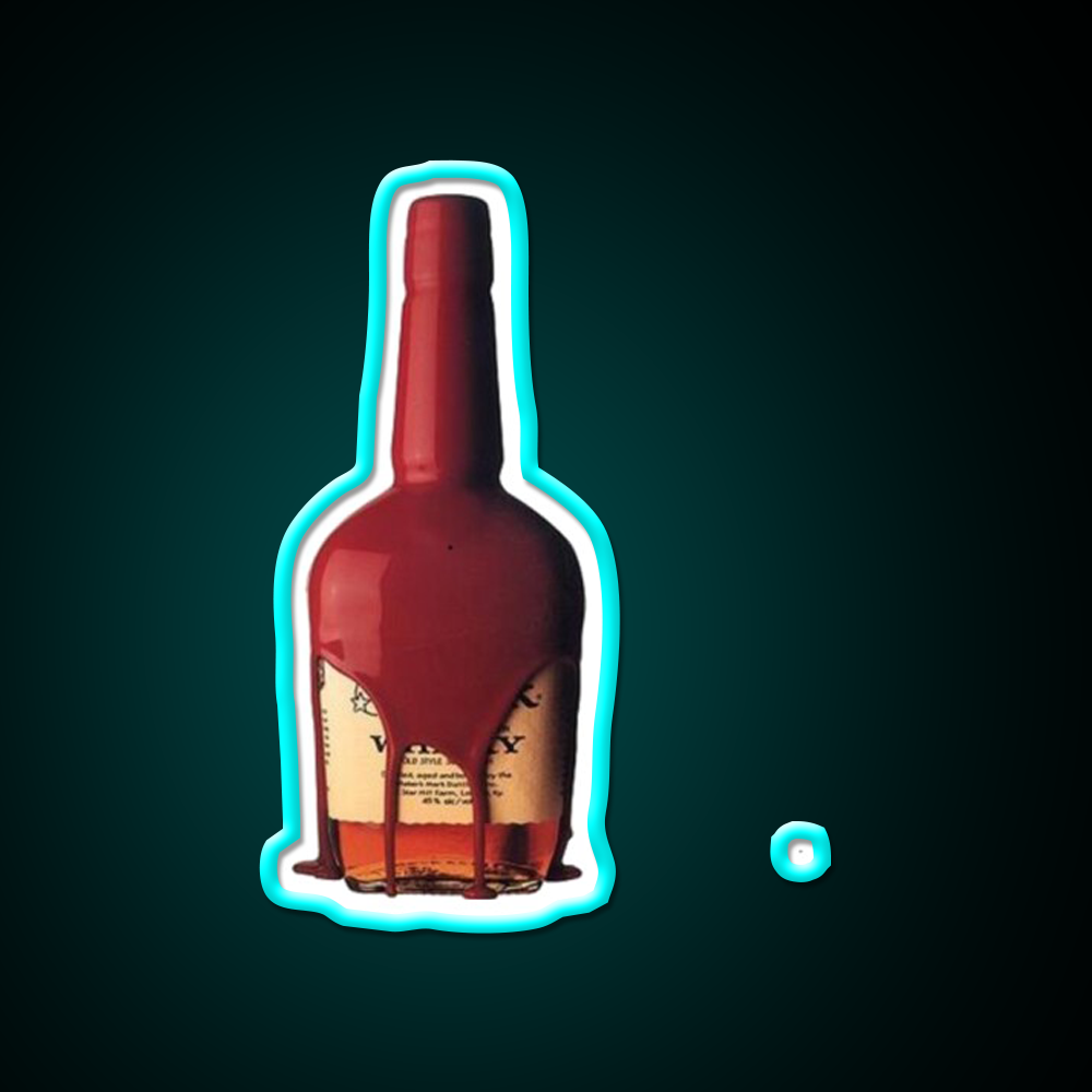 Slam Dunk Makers Mark Bourbon Whiskey Drink Bar Led Neon Sign Rgb Color