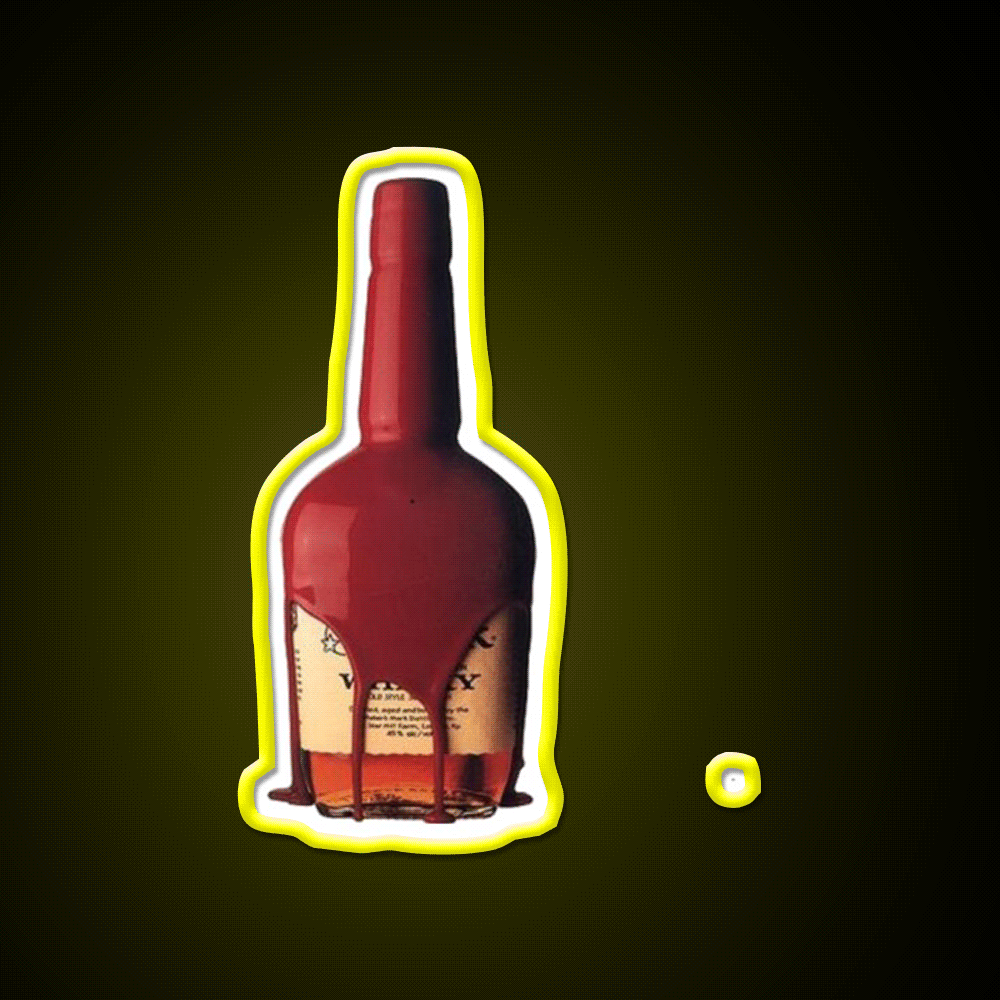 Slam Dunk Makers Mark Bourbon Whiskey Drink Bar Led Neon Sign Rgb Color