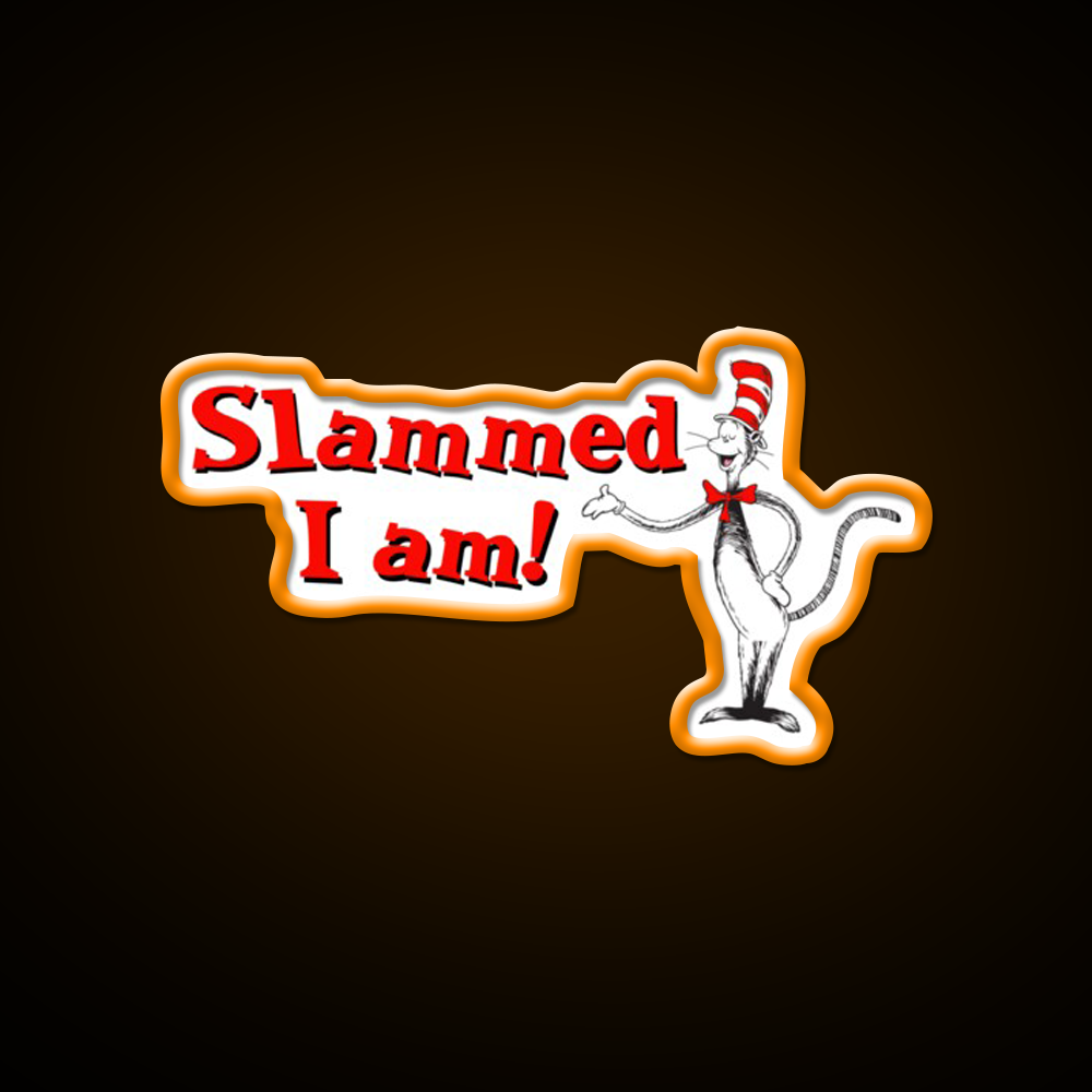 Slammed I Am Beer Bar Decor Led Neon Sign Rgb Color - LED neon sign view 6