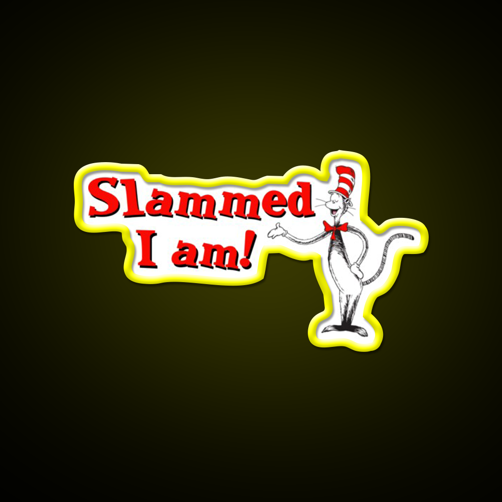 Slammed I Am Beer Bar Decor Led Neon Sign Rgb Color