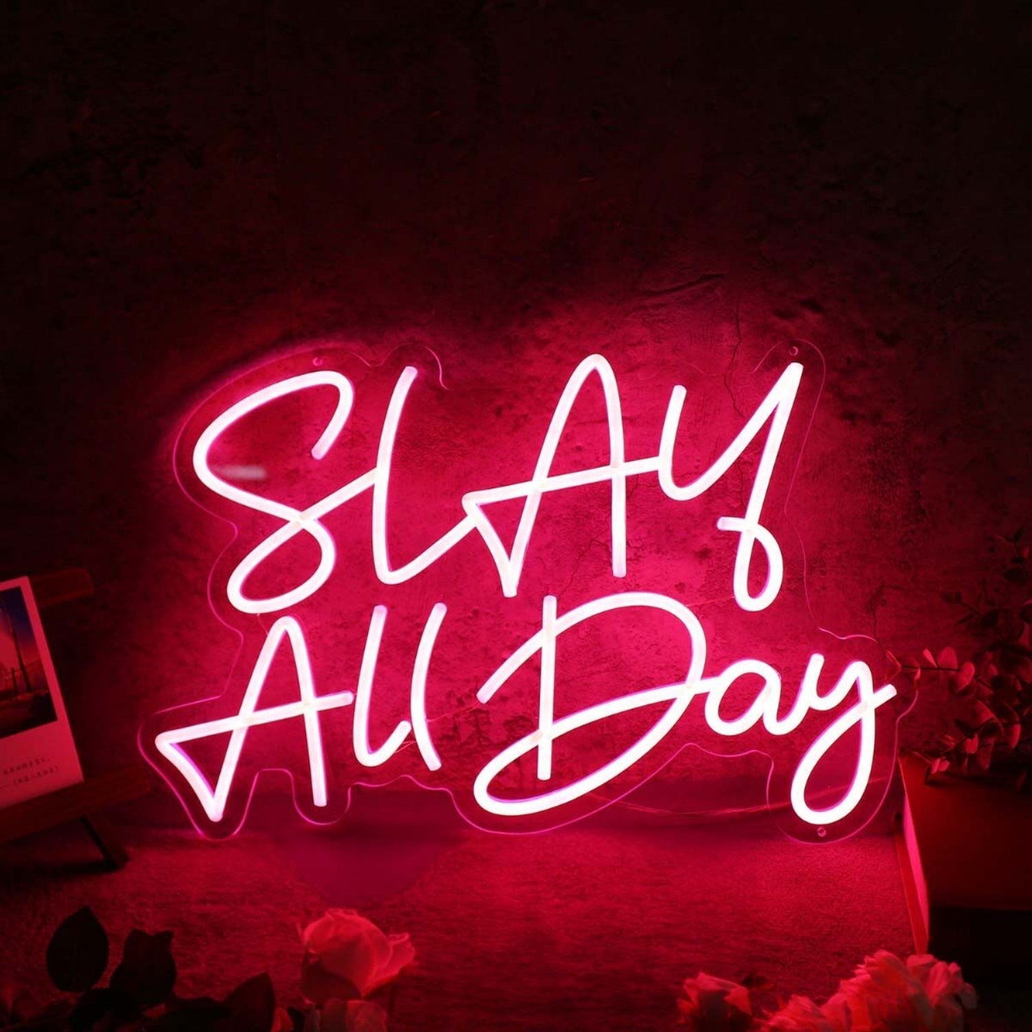 Slay All Day Red Led Custom Led Neon Sign - Shineneon