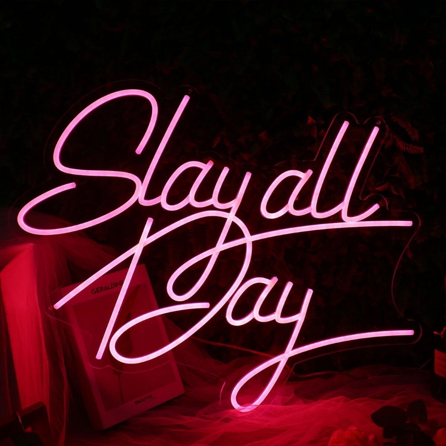 Slay All Day Red Led Neon Sign - Shineneon