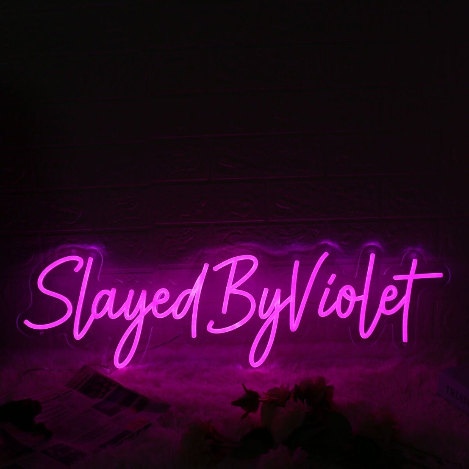 Slayed By Violet Pink Led Neon Sign | Shineneon