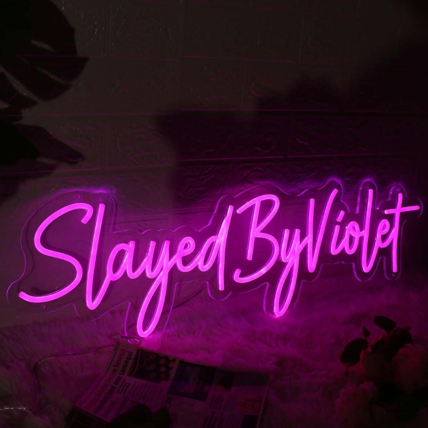Slayed By Violet Pink Led Neon Sign | Shineneon