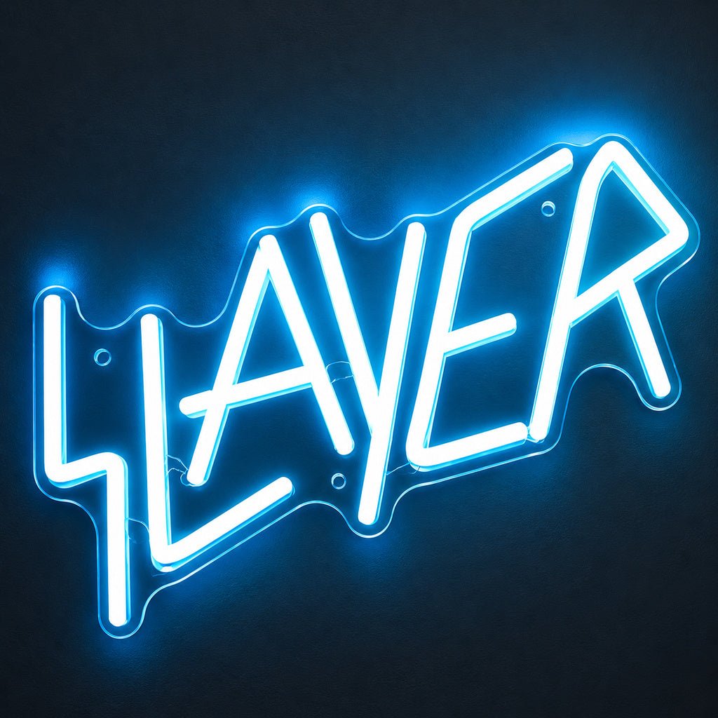 Slayer Blue LED Neon Sign - Shineneon