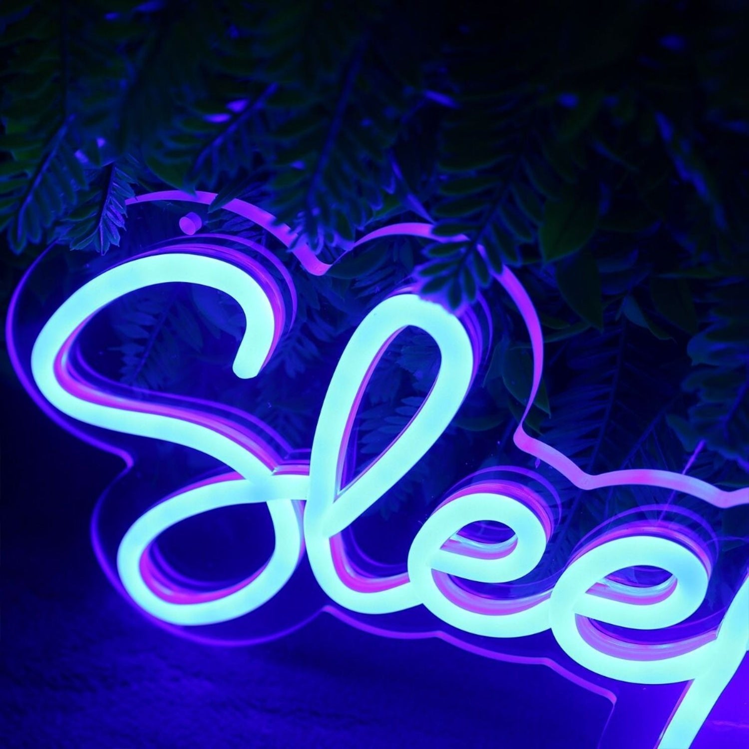 Sleeping Blue Led Neon Sign - Shineneon