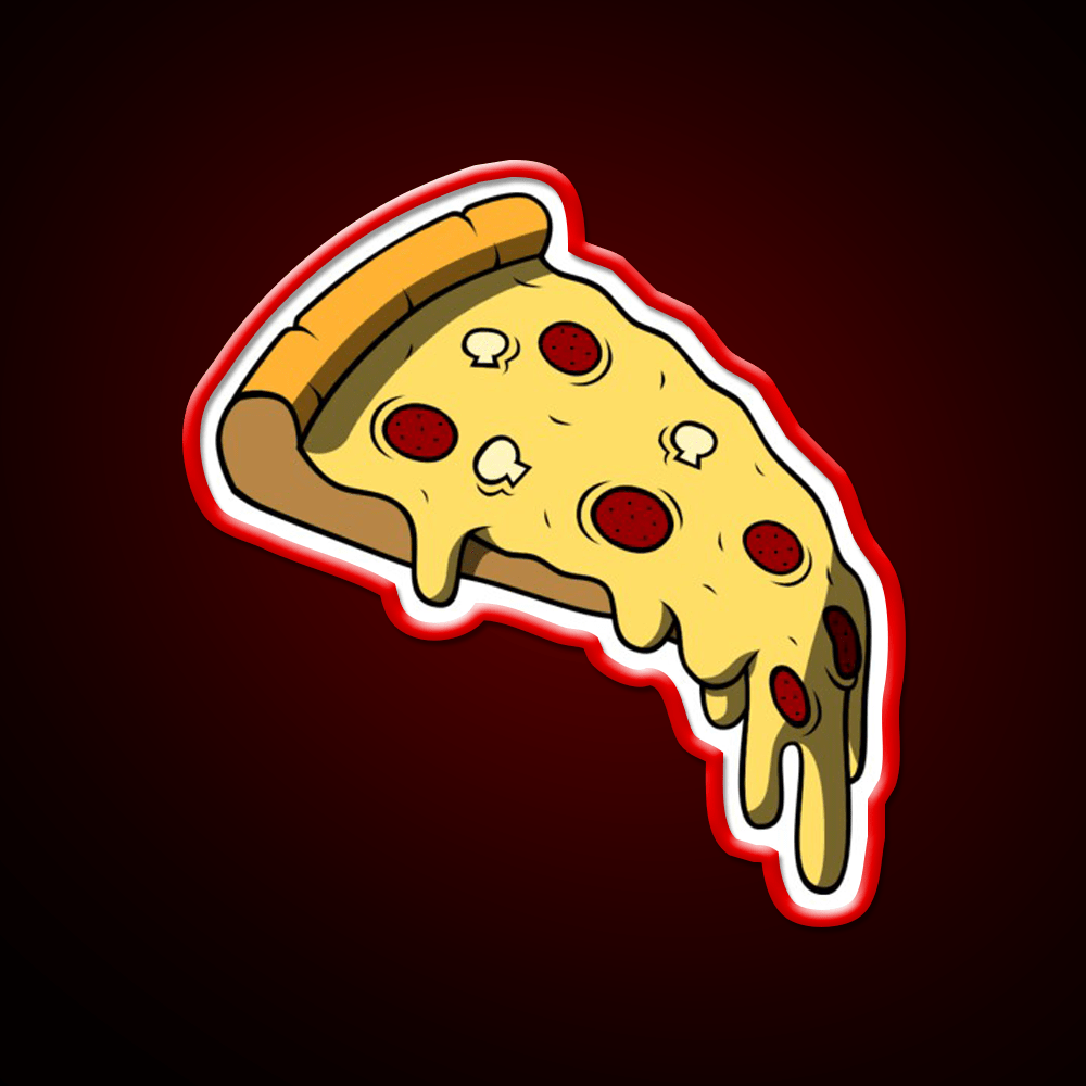Slice Of Pizza Snack Food Led Neon Sign Rgb Color - Shineneon