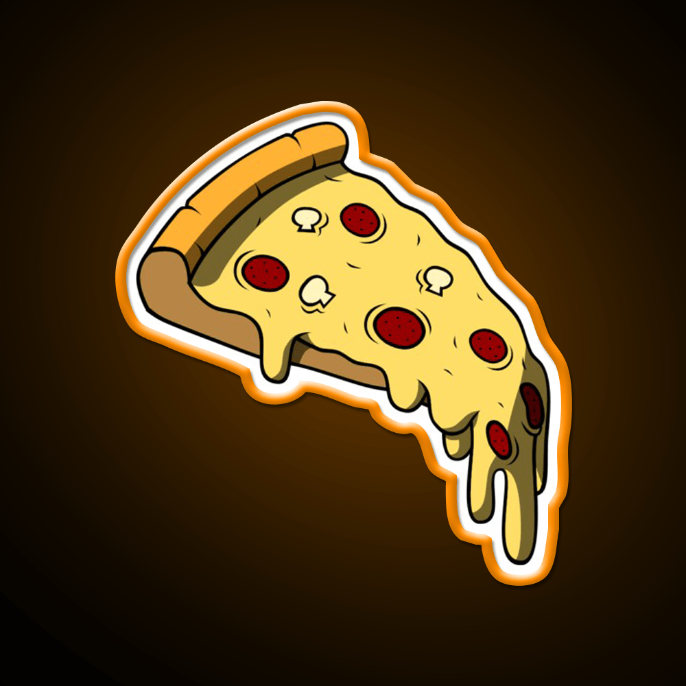 Slice Of Pizza Snack Food Led Neon Sign Rgb Color - Shineneon