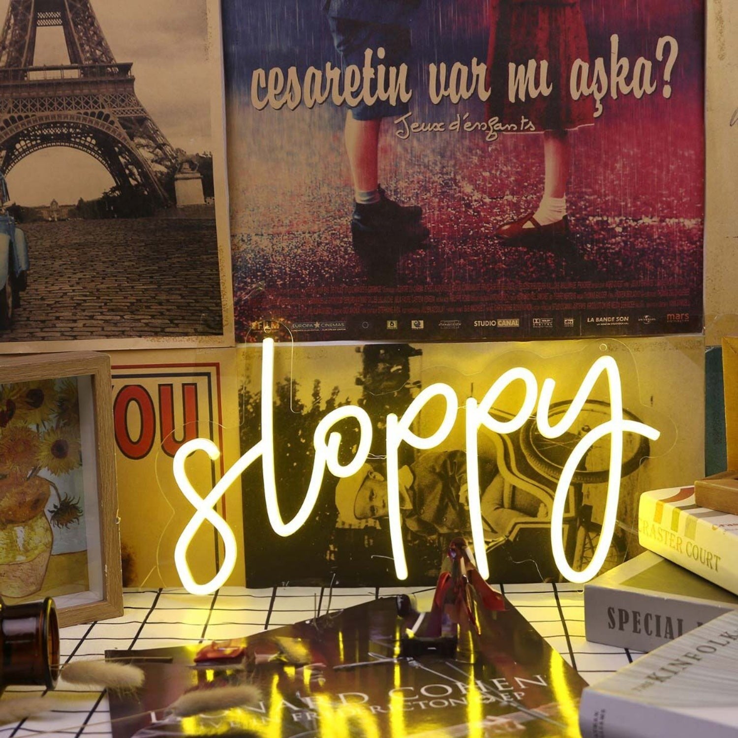 Sloppy Yellow Led Neon Sign - Shineneon