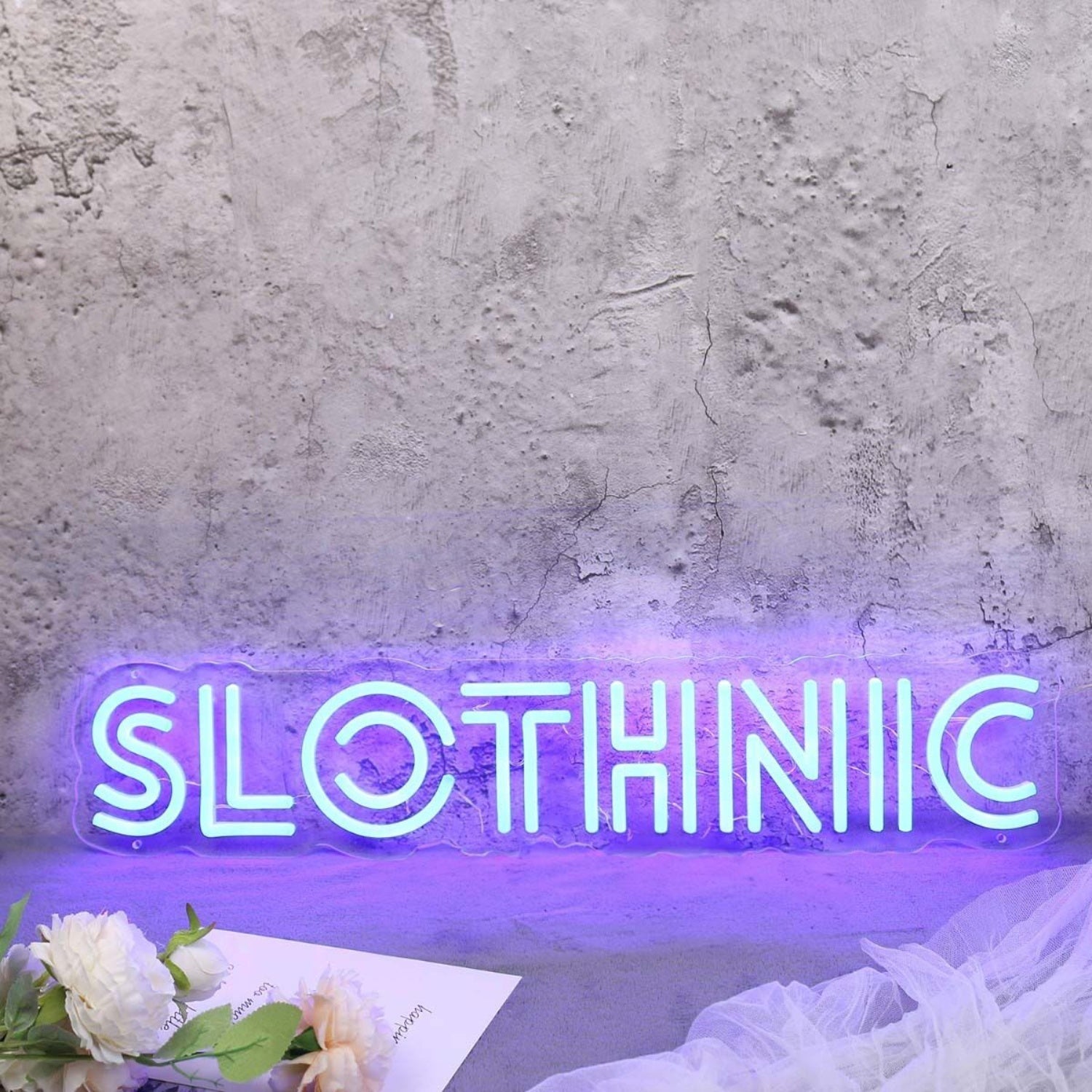 Slothnic Blue Led Neon Sign - Shineneon